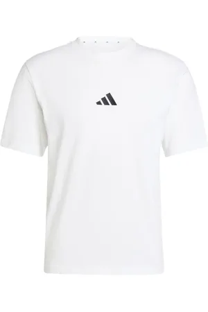 adidas Camiseta Malha Simples Essentials Small Logo