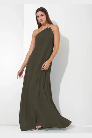 Miesse Vestido Corrente Verde Musgo