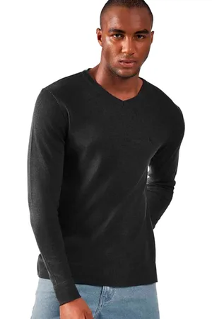 Acostamento Suéter Tricot Gola V IN23 Masculino