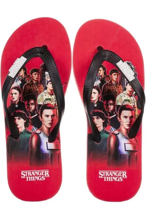 Netflix Chinelo Stranger Things Team Preto