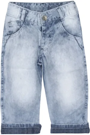 Look Jeans Infantil - Calça Reta Jeans