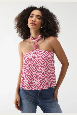 LEZ A LEZ Blusa Reta Estampada Branca