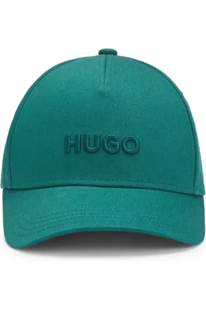 HUGO BOSS Boné Bordado Com Logo Em Sarja De Algodão - ÚNICO