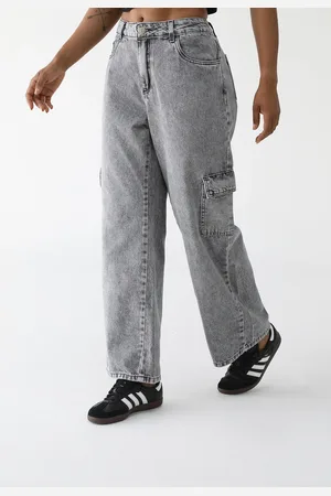 SAWARY Calça Jeans Wide Leg Jarpos