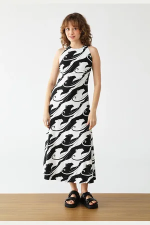 Gentleman Farmer Vestido Midi Cruzado Panteras