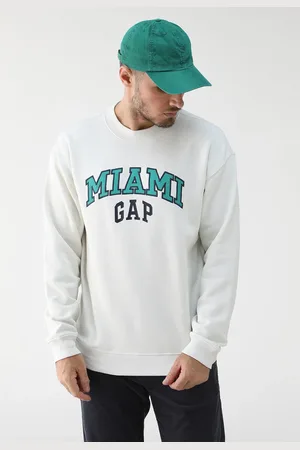 GAP Blusa de Moletom Fechada Miami Off-White