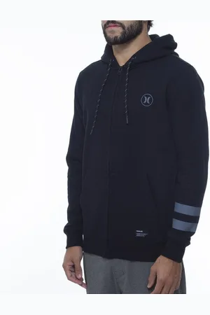 Hurley Moletom Aberto Circle Icon BP Oversize WT23