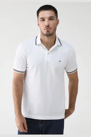 Tommy Hilfiger Camisa Polo Slim Logo Branca