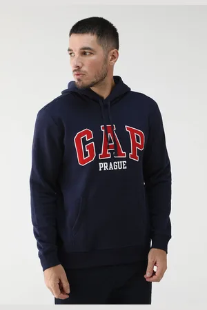 GAP Blusa de Moletom Fechada Prague Azul-Marinho
