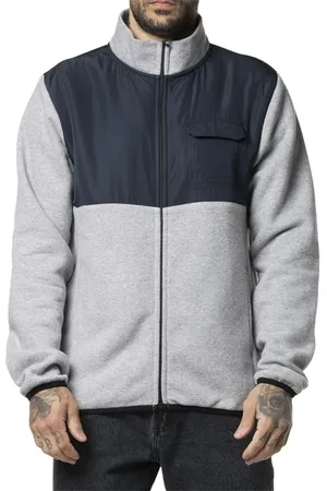 RVCA Moletom Aberto Yukon Fleece 300G WT24 Mescla