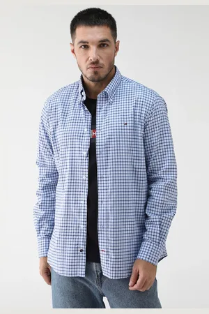 Tommy Hilfiger Camisa Reta Oxford Xadrez