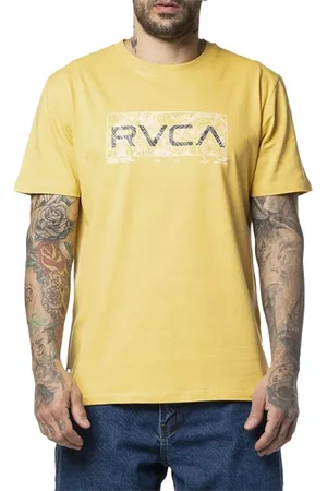 RVCA Camiseta Big Top WT24 Masculina Mostarda