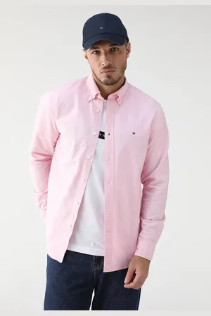 Tommy Hilfiger Camisa Reta Oxford Logo