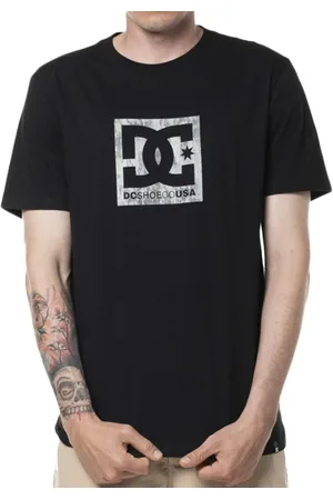 Dcshoes Camiseta Square Star Concrete SM24 Masculina