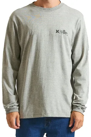 Hurley Camiseta Manga Longa Euro 22 WT24 Mescla
