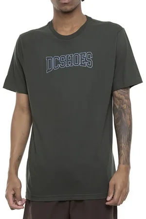 Dcshoes Camiseta Outline Uni SM23 Masculina Escuro