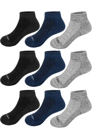 QLC SPORT Kit 9 Pares Meias Algodão Cano Curto TS1550