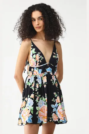 Gentleman Farmer Vestido Curto Lenço Floral Sofia