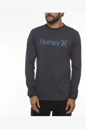 Hurley Camiseta Manga Longa O&O Solid WT23 Preto Mescla