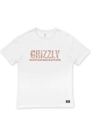 Grizzly Camiseta Every Rose SM23 Masculina Branco