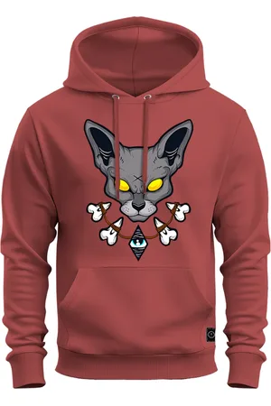 Nexstar Moletom Blusão De Frio Inverno Estampado em Dtf Gato Olho