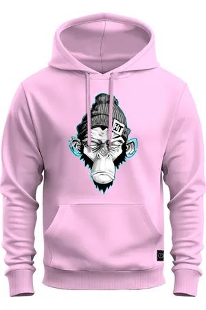 Nexstar Moletom Blusão De Frio Inverno Estampado em Dtf Monkey