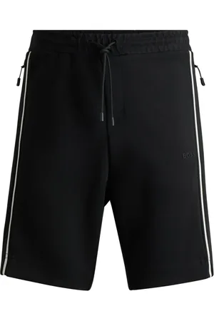 HUGO BOSS Shorts Regular De Algodão Com Inserções De Fita - 5GG