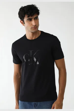 Calvin Klein Camiseta Reta Logo Preta