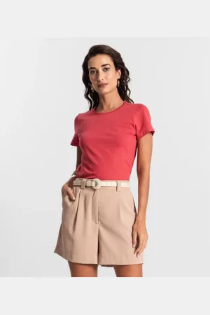 Kohmar Blusa Feminina Meia Malha 30 Básica KO