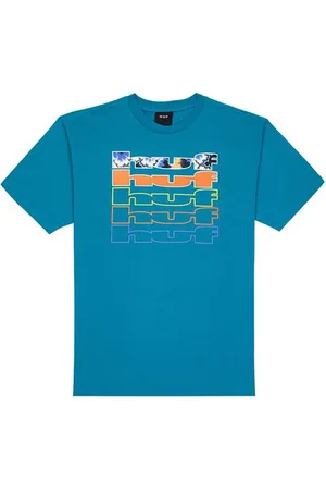 Huf Camiseta Fractal Masculina Petróleo