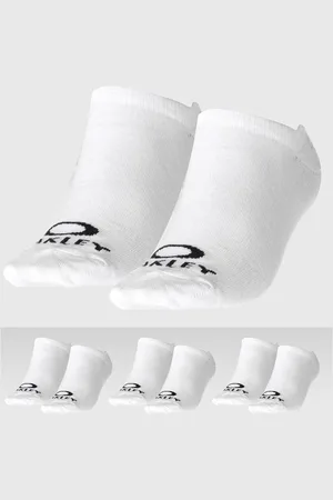 Oakley Meia Essential No Show Kit 3 Pares Branco