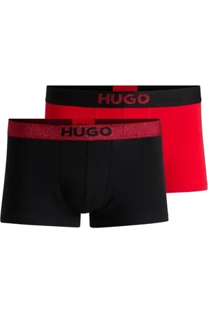HUGO BOSS Conjunto De Dois Boxers Com Detalhes Brilhantes Em Caixa De Presente - EGG