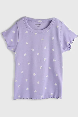 Hering Infantil - Blusa Hering Canelada Lilás