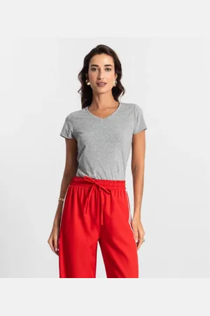 Kohmar Blusa Feminina Meia Malha 30 Básica KO