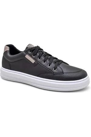 Bkarellus Tenis Casual Masculino Social Branco Confortável