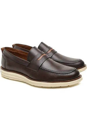 MR TRY SHOES Oxford Masculino Sapato Social Calce Facil Premium Marrom