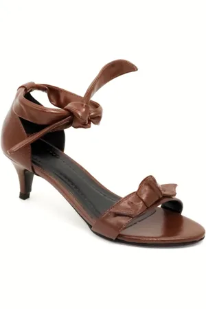 Flor da Pele Sandália Feminina Salto Baixo 180170 Granite Terra