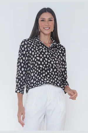 Intens Camisa Manga 3/4 Viscose Estampado