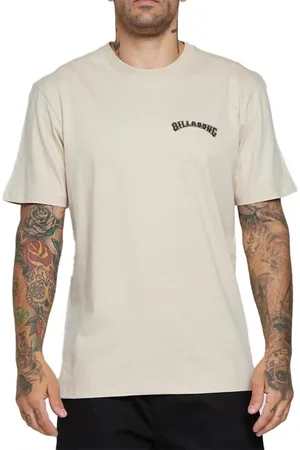 Billabong Camiseta Arch Wave II SM25 Masculina Areia