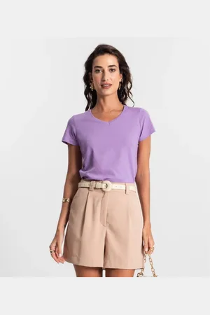 Kohmar Blusa Feminina Meia Malha 30 Básica KO