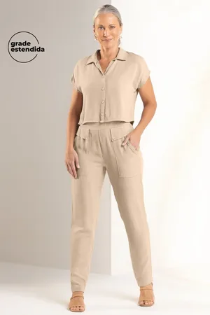 Marialicia Calça Feminina Com Bolso Frontal