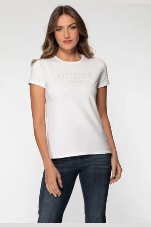 Guess Camiseta Manga Dobrada Hotfix