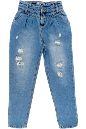 Crawling Infantil - Calça Jeans Baggy Slouch Menina 04 ao 08