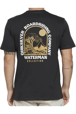 Quiksilver Camiseta Fuji SM25 Masculina Cinza Escuro