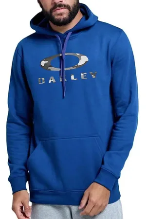 Oakley Moletom Fechado Camo Hoodie WT23 Masculino Dark Blue