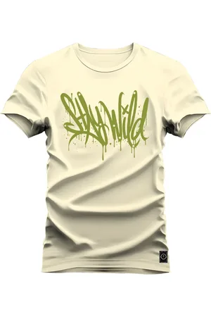 Nexstar Camiseta Algodão Estampada Shywiild - Perola