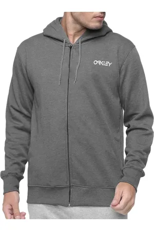Oakley Moletom Aberto B1B Embroidery F/Z WT23 Atlhetic Grey