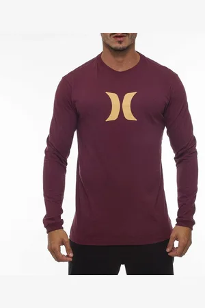 Hurley Camiseta Manga Longa Icon WT23 Vinho