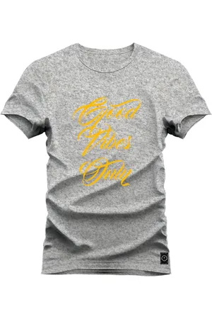 Nexstar Camiseta Algodão Confortável Estampada Dtf Good Vibs