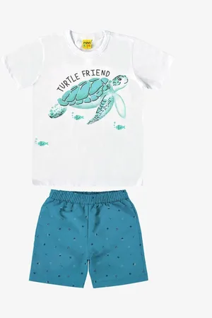 Rovitex Kids Infantil - Conjunto Camiseta com Bermuda Rovi